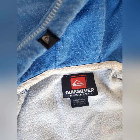 Quiksilver 12m boys blue sweater - Picture 4 of 4